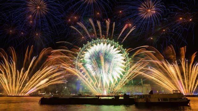 London NYE Fireworks